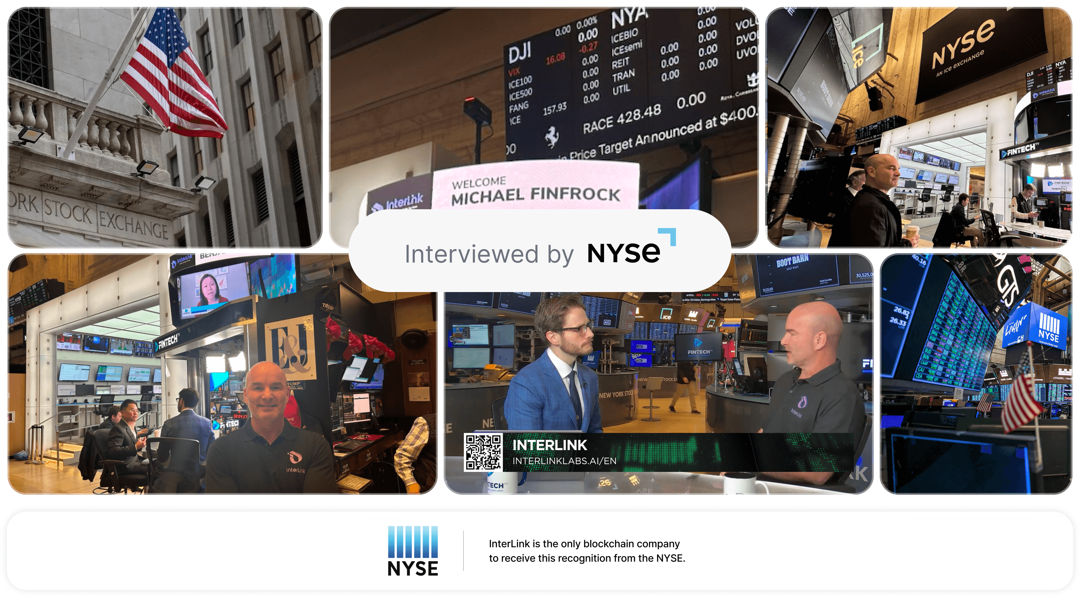 Interlink Is Recognized by NYSE - the World’s Largest Stock Exchange 